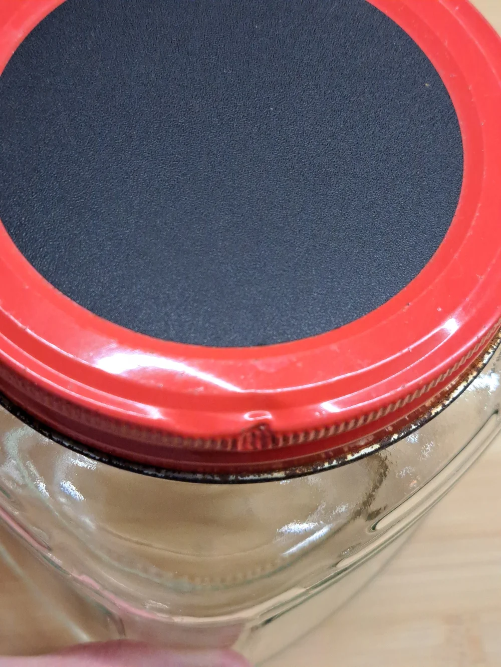 Large Square Farmhouse Glass Storage Jar